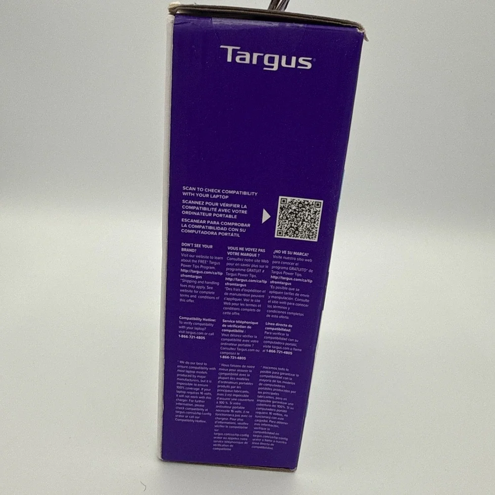 Targus 100W Universal Charger for Most USB-C Laptops - Black, 092636369262